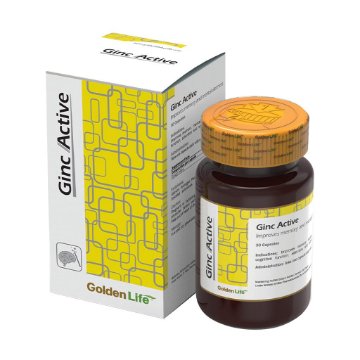 تصویر  کپسول جینکوبیلوبا جینک اکتیو گلدن لایف - 30 عددی