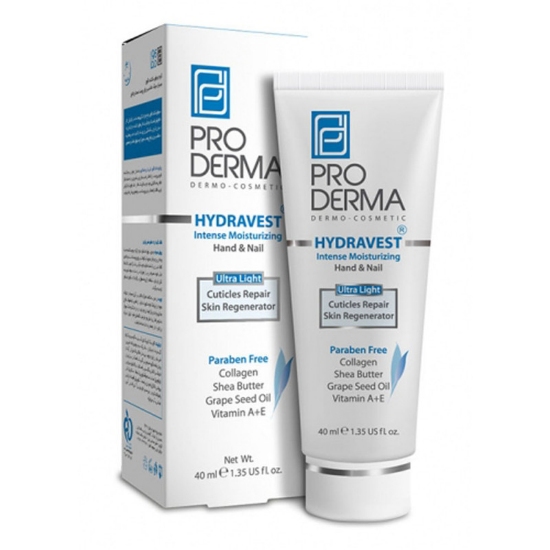 تصویر  کرم مرطوب کننده دست و ناخن پرودرما - 40 میلی لیتر 