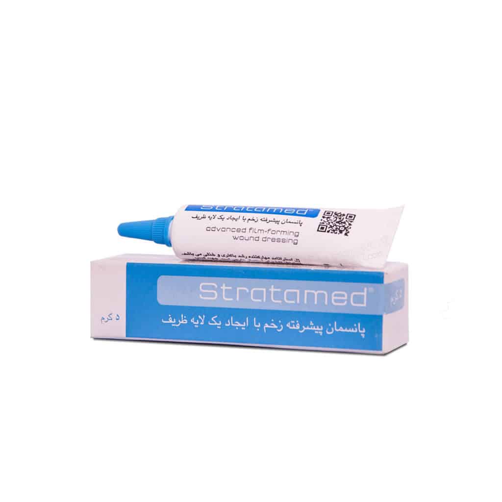 تصویر  ژل ترمیم کننده و بهبود زخم استراتامد استرات فارما - 5 گرم