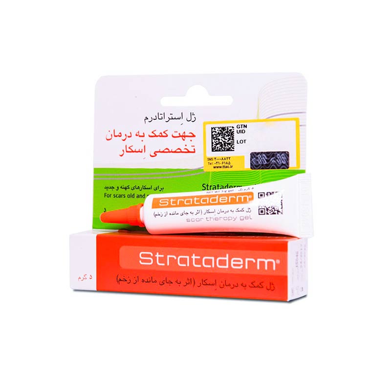تصویر  ژل ترمیم کننده زخم استراتادرم استرات فارما - 5 گرم