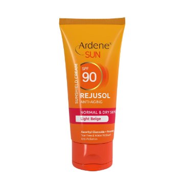 تصویر  کرم ضد آفتاب ضد چروک SPF90 آردن سان – بژ روشن