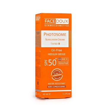 تصویر  کرم ضد آفتاب SPF50 فاقد چربی فیس دوکس - بژ متوسط