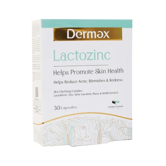 تصویر  کپسول لاکتوزینک درمکس کمک به سلامت پوست - 30 عددی