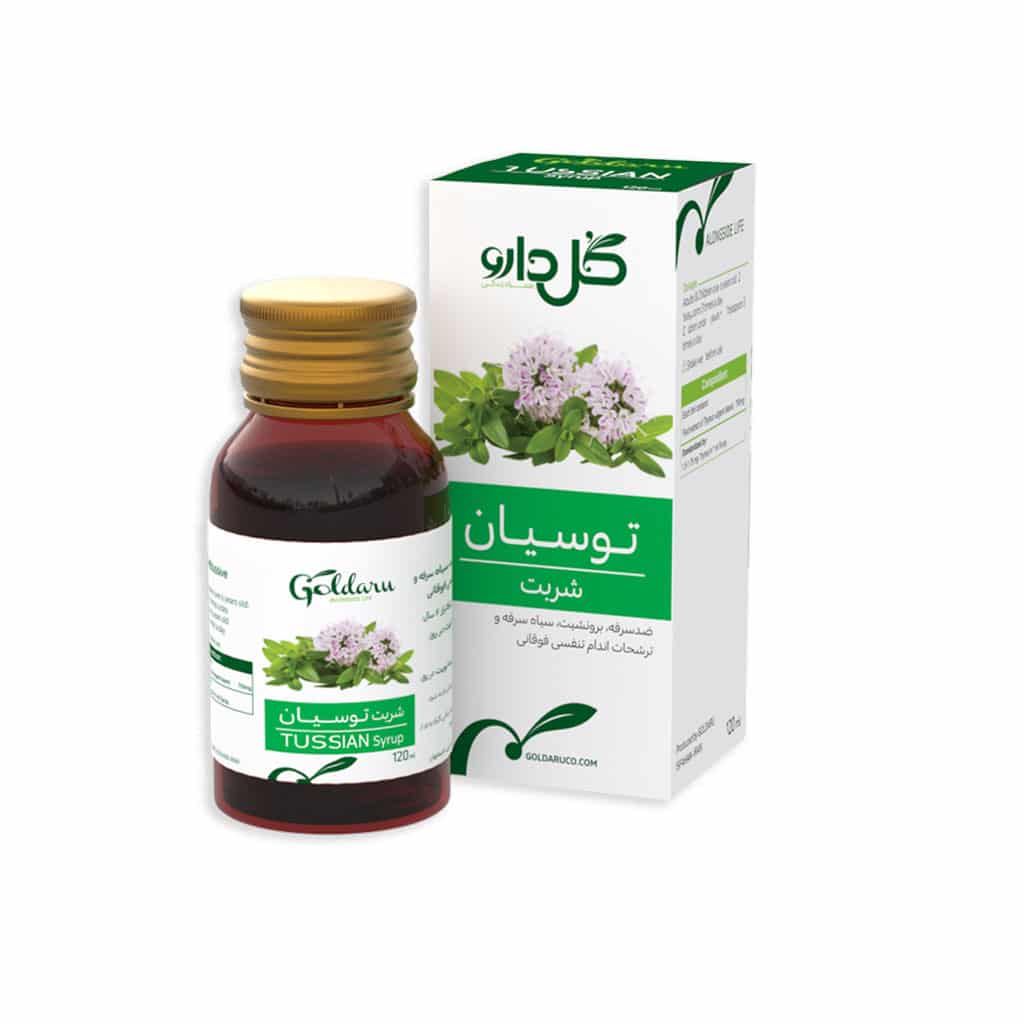 تصویر  شربت ضد سرفه توسیان گل دارو - 120 میلی لیتر