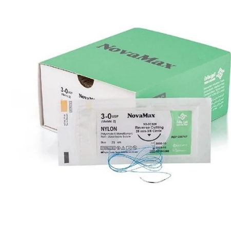 تصویر  نخ بخیه نایلونی 0/5