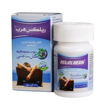 تصویر  کپسول گیاهی آرام بخش ریلکس هرب بهتا دارو - 30 عددی