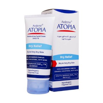 تصویر  کرم مرطوب کننده قوی صورت آتوپیا اوره 5 درصد آردن - 50 گرم