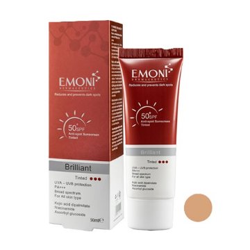 تصویر  کرم ضد آفتاب ضد لک SPF50 امونی – رنگی