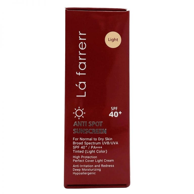 تصویر  کرم ضد آفتاب و ضد لک SPF 40 پوست خشک و معمولی لافارر - بژ روشن