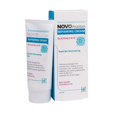 تصویر  کرم ترمیم کننده پوست نووفارما مای فارما - 50 میلی لیتر