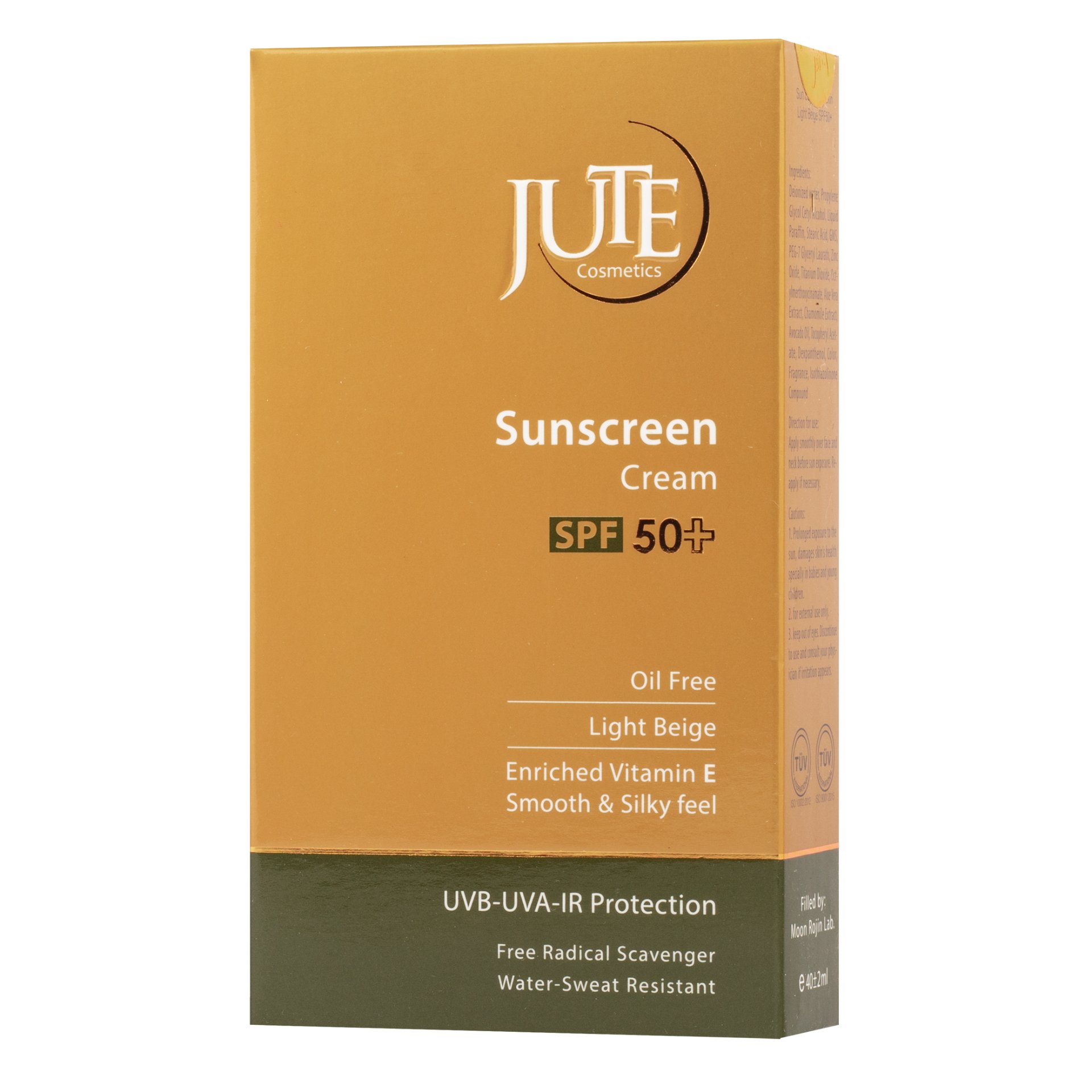 تصویر  کرم ضد آفتاب SPF 50 فاقد چربی ژوت - بژ روشن