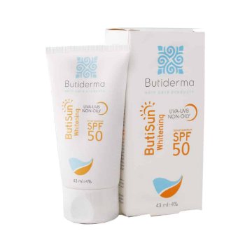 تصویر  کرم ضد آفتاب روشن کننده SPF 50 بیوتی درما – بی رنگ
