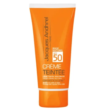 تصویر  کرم ضد آفتاب SPF50 فاقد چربی پوست چرب ژاک آندرل - بژ طبیعی