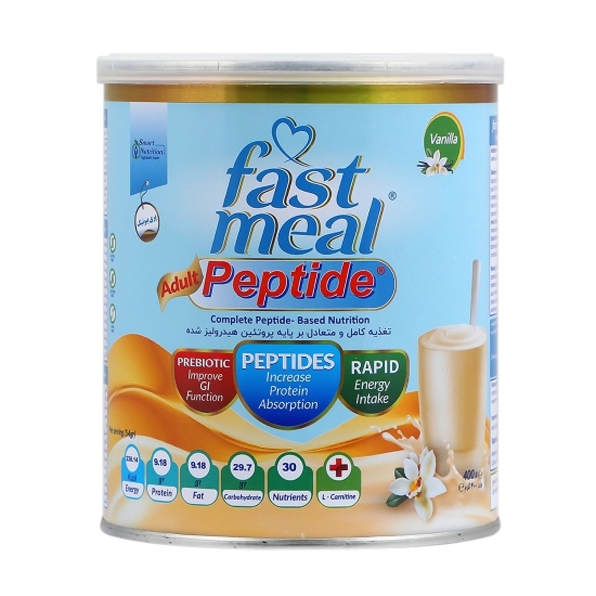 تصویر  پودر فست میل پپتاید اسمارت نوتریشن – 400 گرم