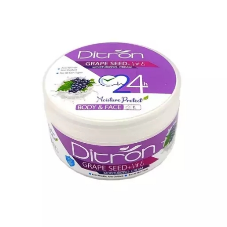 تصویر  کرم مرطوب کننده کاسه ای هسته انگور دیترون - 200 میلی گرم