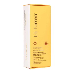 تصویر  کرم ضد آفتاب و ضد لک SPF 50 پوست خشک و معمولی لافارر - بی رنگ