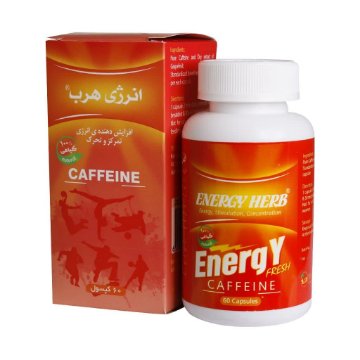 تصویر  کپسول کافئین انرژی هرب بهتا دارو - 60 عددی