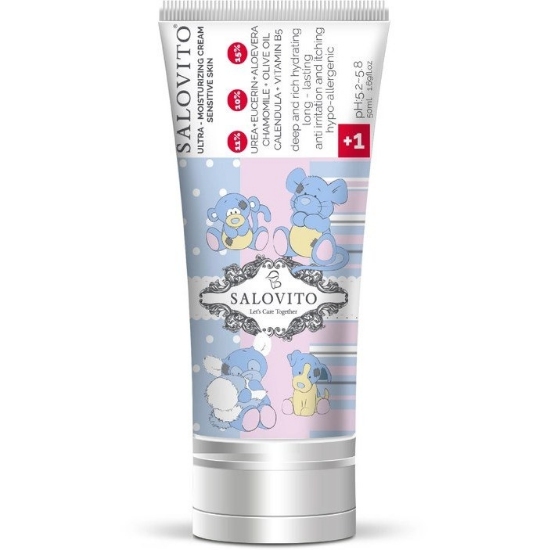 تصویر  کرم مرطوب کننده کودک بالای یک سال سالوویتو - 50 میلی لیتر