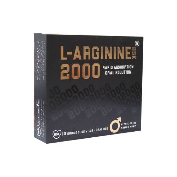 تصویر  ویال خوراکی ال آرژنین 2000 بی اس کی – 10 عددی