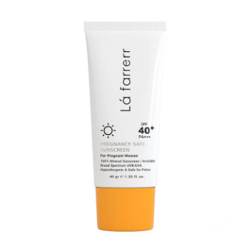 تصویر  کرم ضد آفتاب مینرال SPF40 لافارر مناسب دوران بارداری – بی رنگ