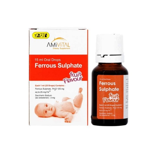 تصویر  قطره آهن فروس سولفات - 15 میلی لیتر