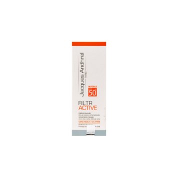 تصویر  کرم ضد آفتاب SPF50 فاقد چربی پوست چرب ژاک آندرل - بی رنگ