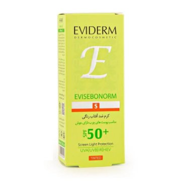 تصویر  کرم ضد آفتاب SPF50 پوست چرب و جوشدار اویدرم - رنگی