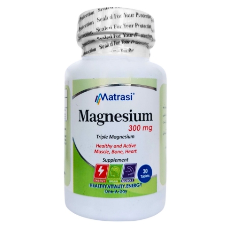 تصویر  قرص منیزیم 300 میلی گرم ماتراسی - 30 عددی