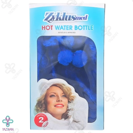 کیسه آب گرم بزرگ کاوردار زیکلاس مد - 2 لیتری 