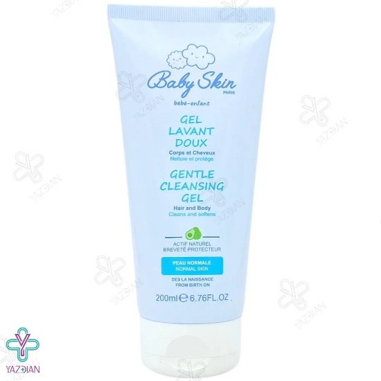  ژل شستشوی سر و بدن کودک بیبی اسکین - 200 میلی لیتر