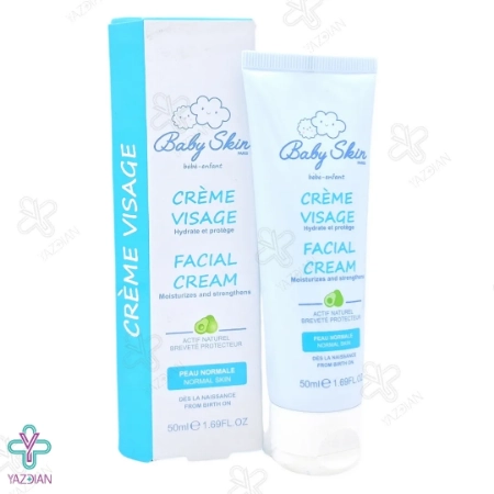  کرم مرطوب کننده صورت کودکان بیبی اسکین - 50 میلی لیتر