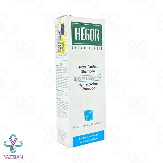 شامپو مرطوب کننده ارگانیک سیلیسیوم هگور - 150 میلی لیتر