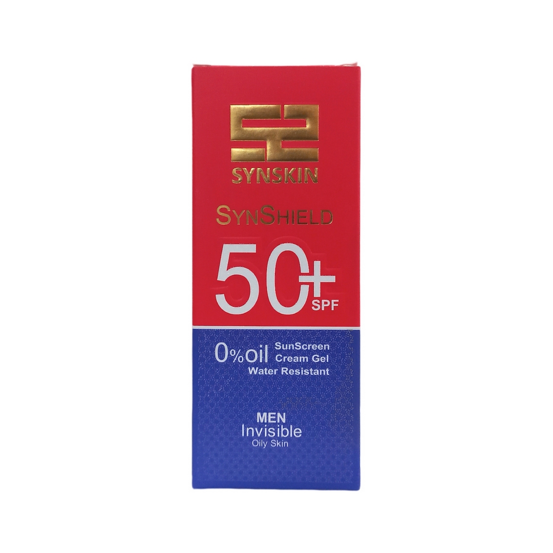 ژل کرم ضد آفتاب فاقد چربی آقایان SPF50 ساین اسکین - بی رنگ