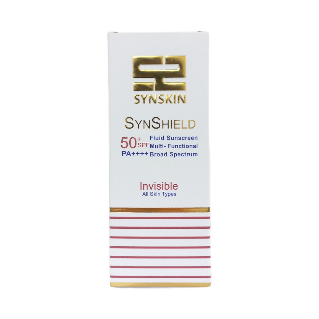 فلوئید ضد آفتاب SPF50 ساین اسکین مناسب انواع پوست - بی رنگ