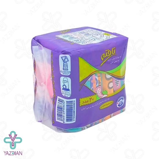 پد روزانه خیلی نازک تافته - 20 عددی