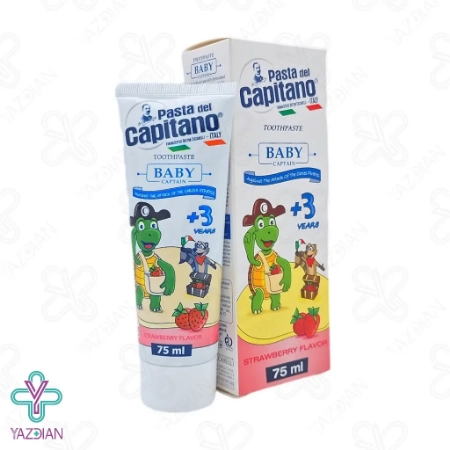 خمیر دندان کودکان بالای 3 سال پاستا دل کاپیتانو - 75 میلی لیتر 