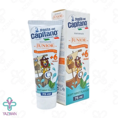 خمیر دندان نوجوانان بالا 6 سال جونیور پاستا دل کاپیتانو - 75 میلی لیتر