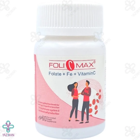 قرص آهن فولی مکس دارو افشان شایگان - 60 عددی