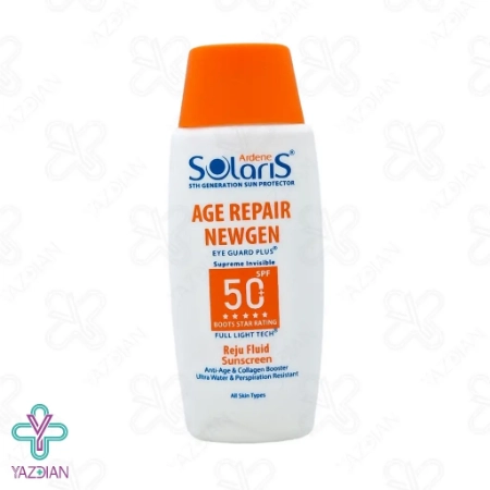 فلوئید ضد آفتاب و ضد چروک SPF50 آردن سولاریس – بی رنگ