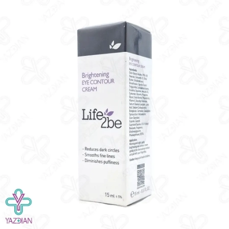 کرم روشن کننده دور چشم لایف توبی - 15 میلی لیتر
