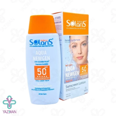 لوسیون ضد آفتاب آبرسان فاقد چربی SPF 50 آکوا نیوژن آردن سولاریس - بی رنگ