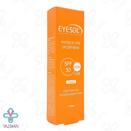 کرم ضد آفتاب دور چشم SPF 30 آیسول - رنگی 