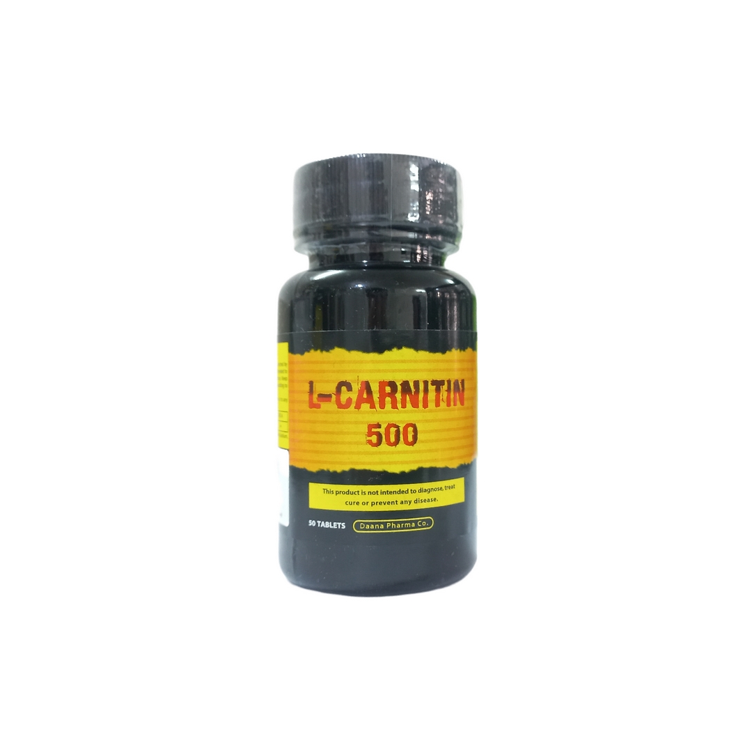 قرص ال کارنیتین 500 میلی گرم دانا - 50 عددی