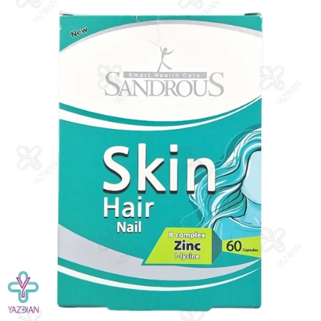 کپسول تقویت پوست، مو و ناخن اسکین هیر نیل سندروس - 60 عددی