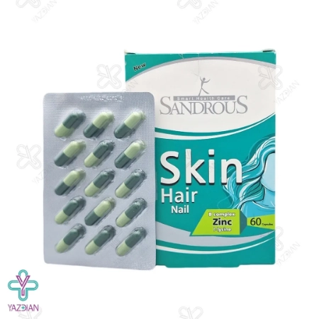 کپسول تقویت پوست، مو و ناخن اسکین هیر نیل سندروس - 60 عددی