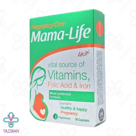 کپسول مولتی ویتامین پریناتال ماما لایف لایف آن - 30 عددی