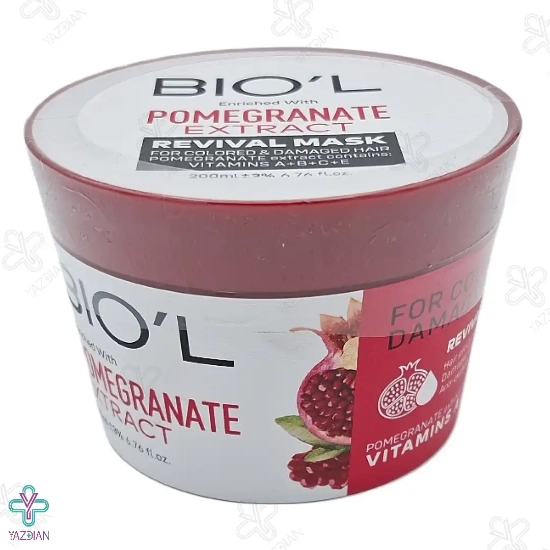 ماسک مو کراتینه انار بیول مناسب موهای رنگ شده (با آبکشی) - 200 میلی لیتر