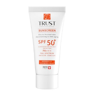 تصویر  کرم ضد آفتاب ضد چروک SPF 50 پوست خشک و نرمال تراست - بی رنگ