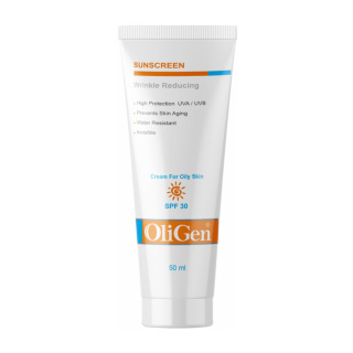 تصویر  کرم ضد آفتاب ضد چروک SPF30 الی ژن مناسب پوست چرب - بی رنگ