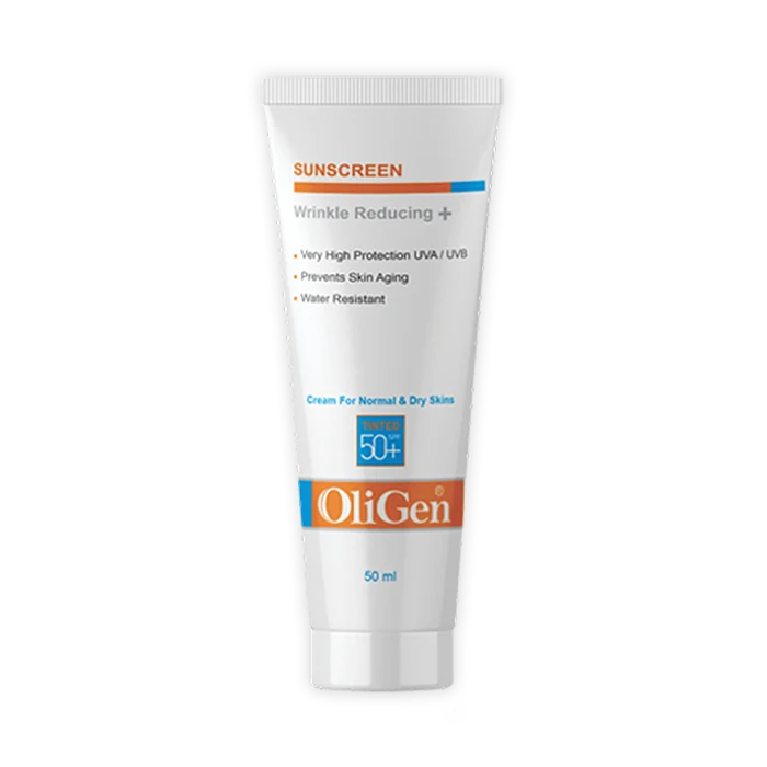 تصویر  کرم ضد آفتاب و ضد چروک SPF50 الی ژن مناسب پوست خشک و معمولی - رنگی